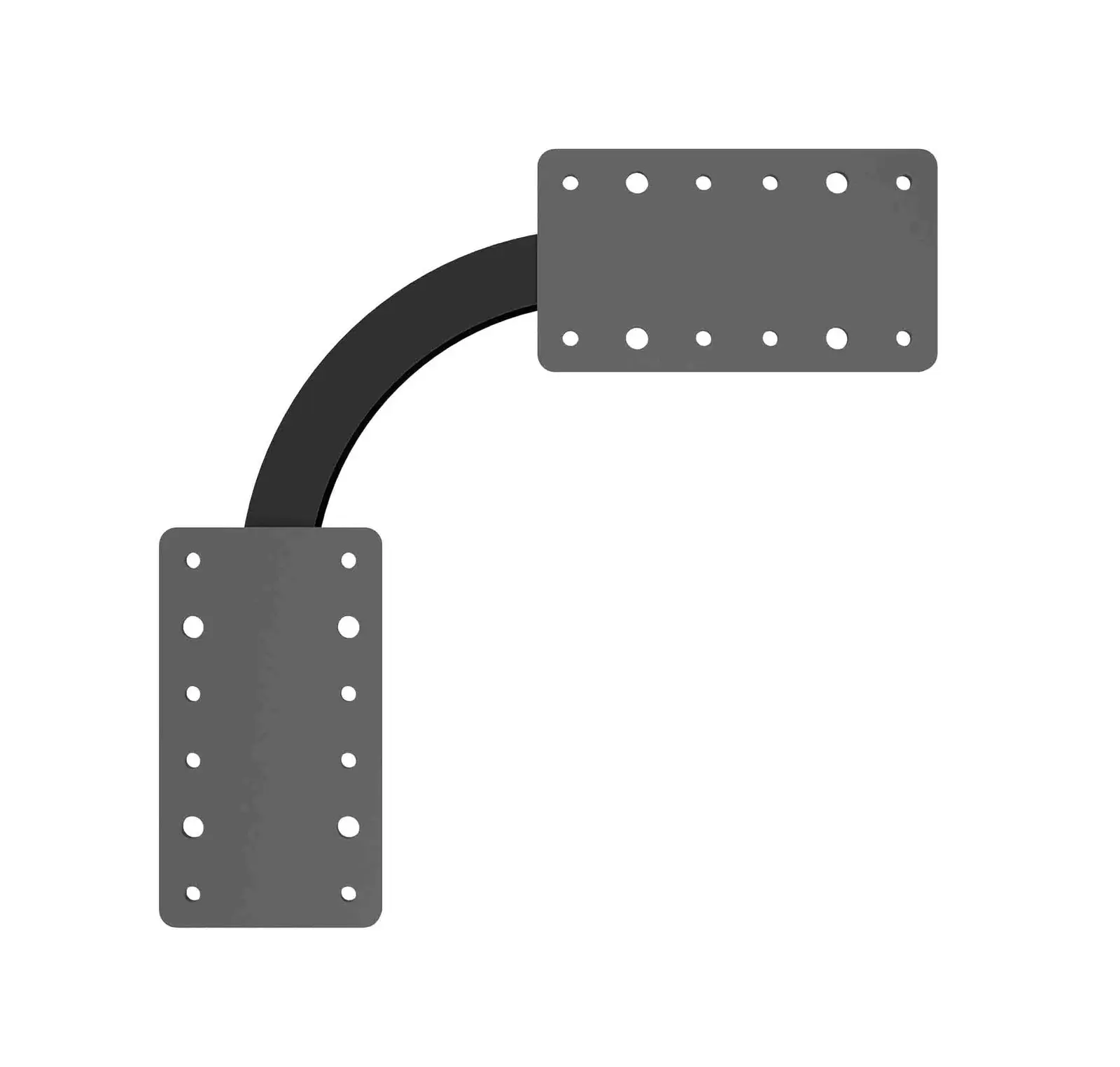Fuji Mats Ceiling Mount 90 Degree Bend - Image 3